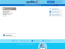 Tablet Screenshot of e-prihlaska.vsvu.sk